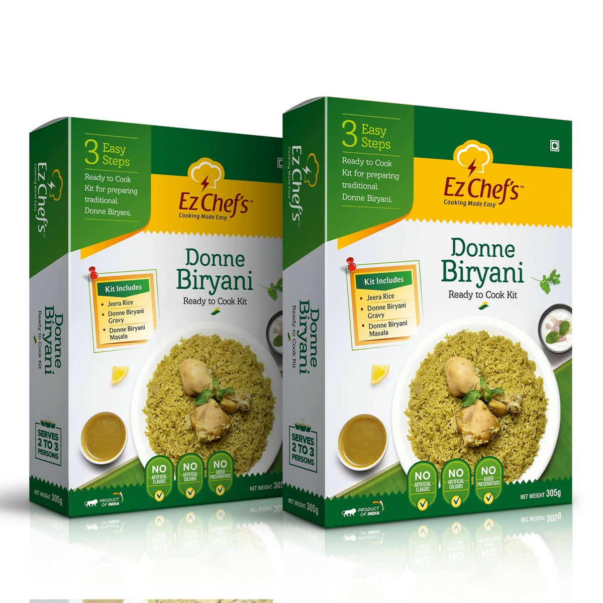 Ez Chef's Donne Biryani Kit - Bangalore's Famous Biryani | Grocsy