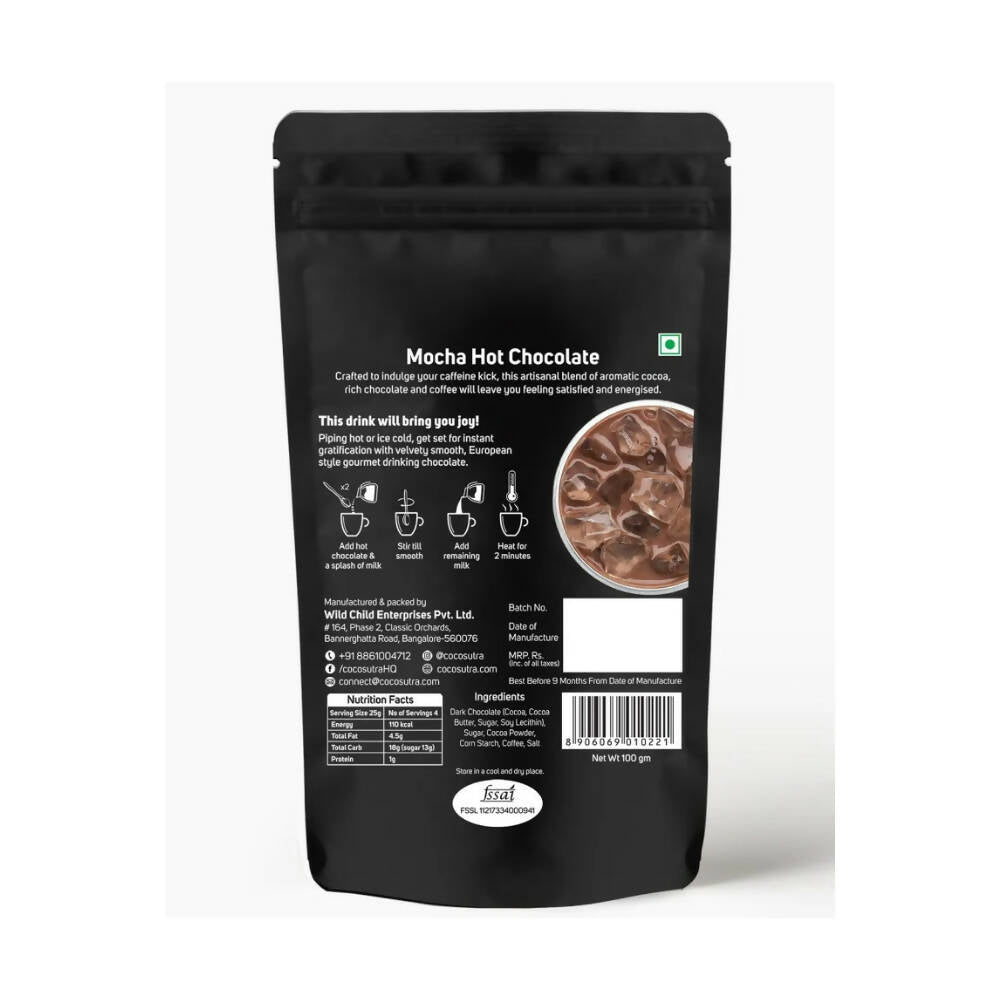 Cocosutra Mocha Hot Chocolate Mix | Grocsy