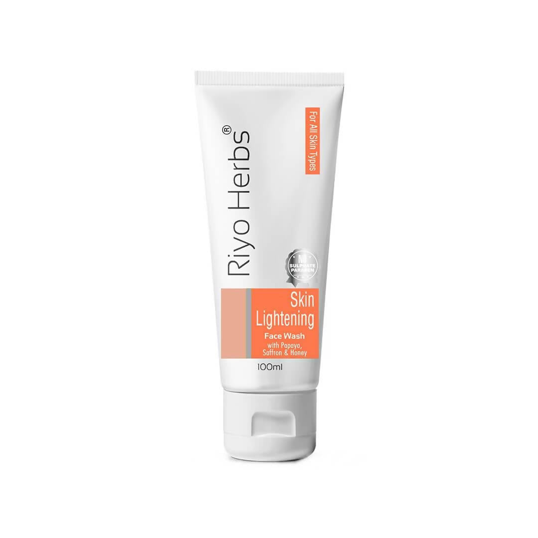 Riyo Herbs Skin Lightening Face wash With Papaya, Saffron & Honey | Grocsy
