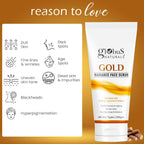 Globus Naturals Gold Radiance Anti Ageing & Brightening Face Scrub | Grocsy
