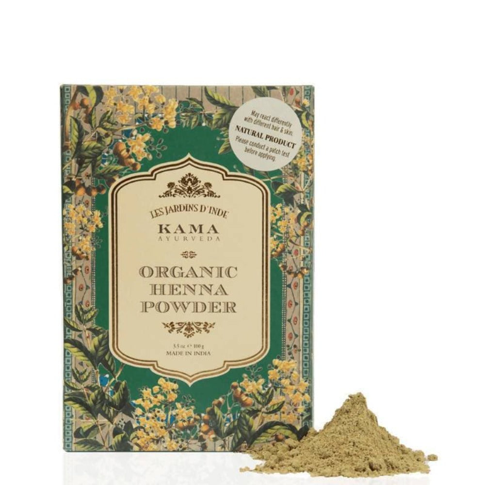 Kama Ayurveda Organic Henna Powder 100gm | Grocsy