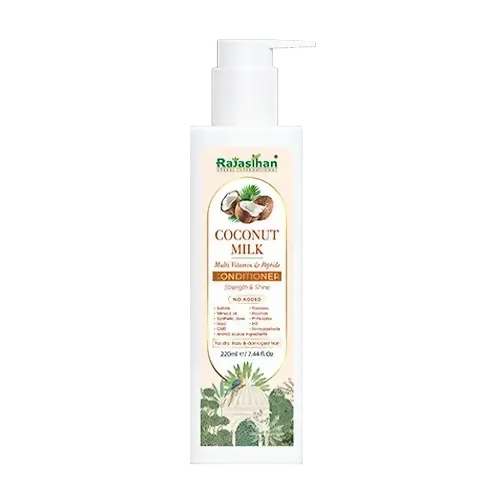 Rajasthan Herbals Coconut Milk Multi Vitamin & Peptide Conditioner | Grocsy