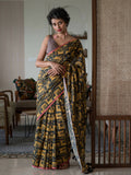 Suta Multi Color Abstract Pure Cotton Saree | Grocsy