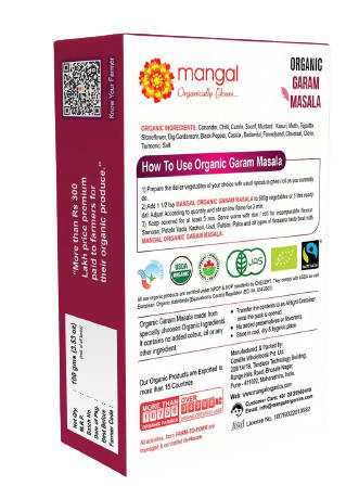 Mangal Organics Garam Masala Powder | Grocsy