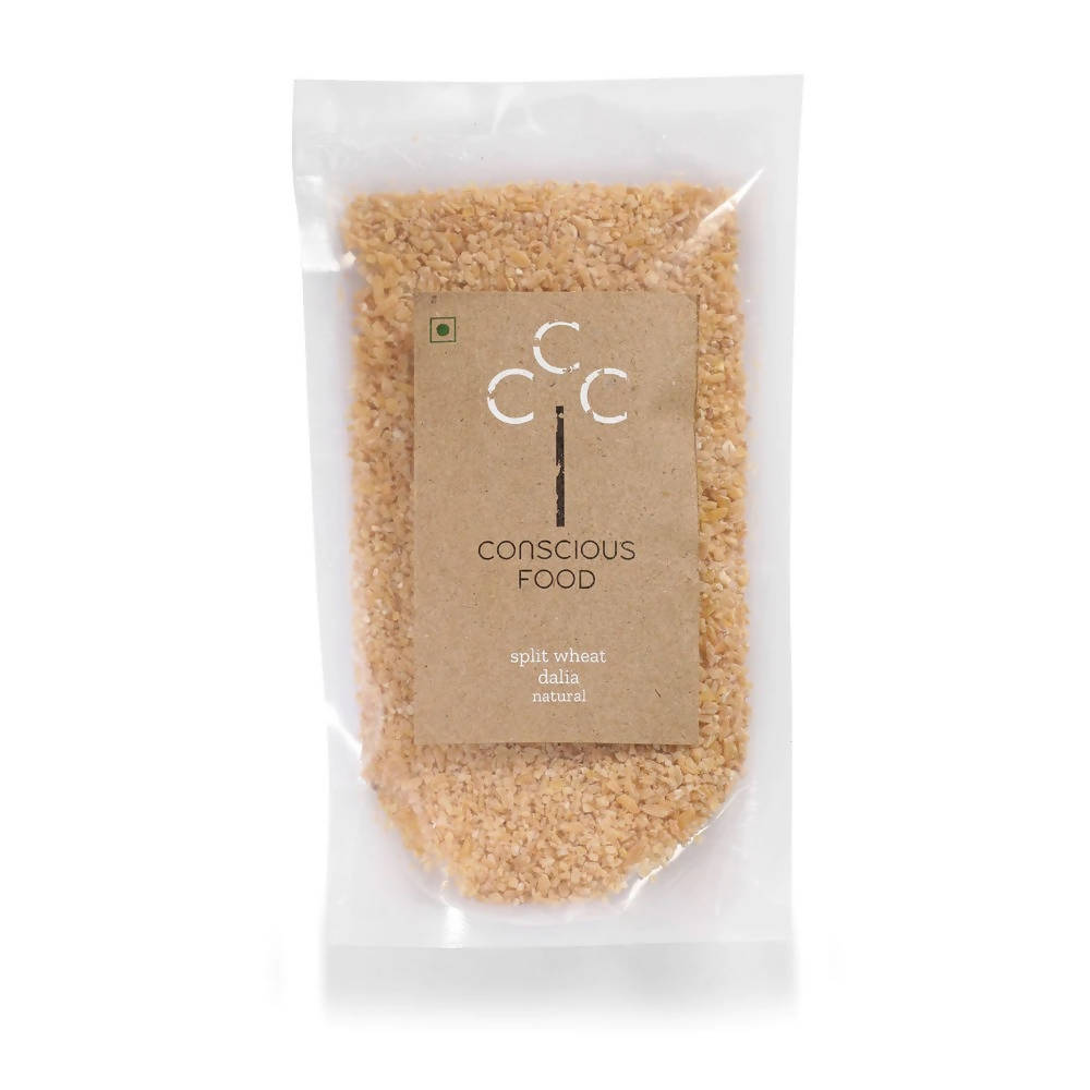 Conscious Food Natural Split Wheat Dalia | Grocsy