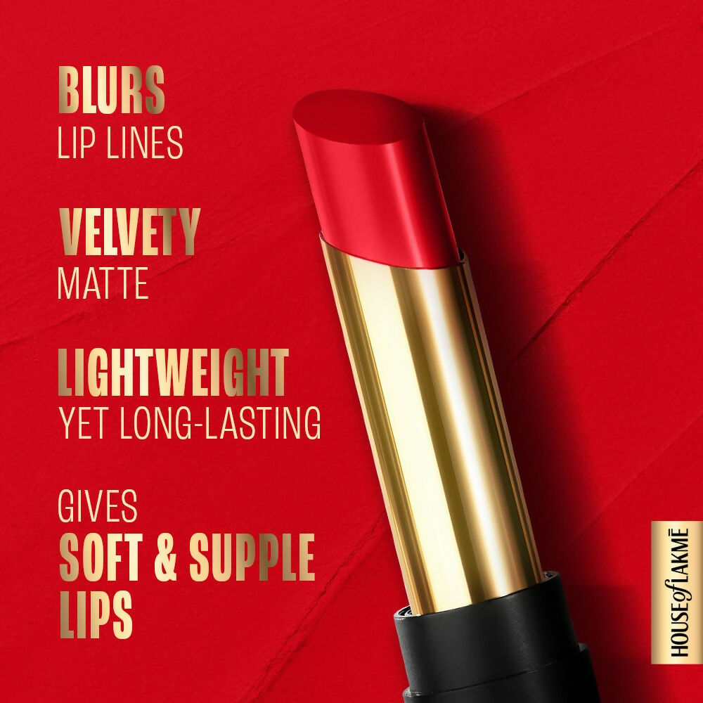 Lakme Absolute Beyond Matte Lipstick - 101 Red Rage | Grocsy