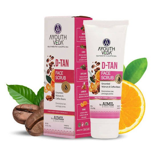 Ayouthveda D-Tan Face Scrub | Grocsy