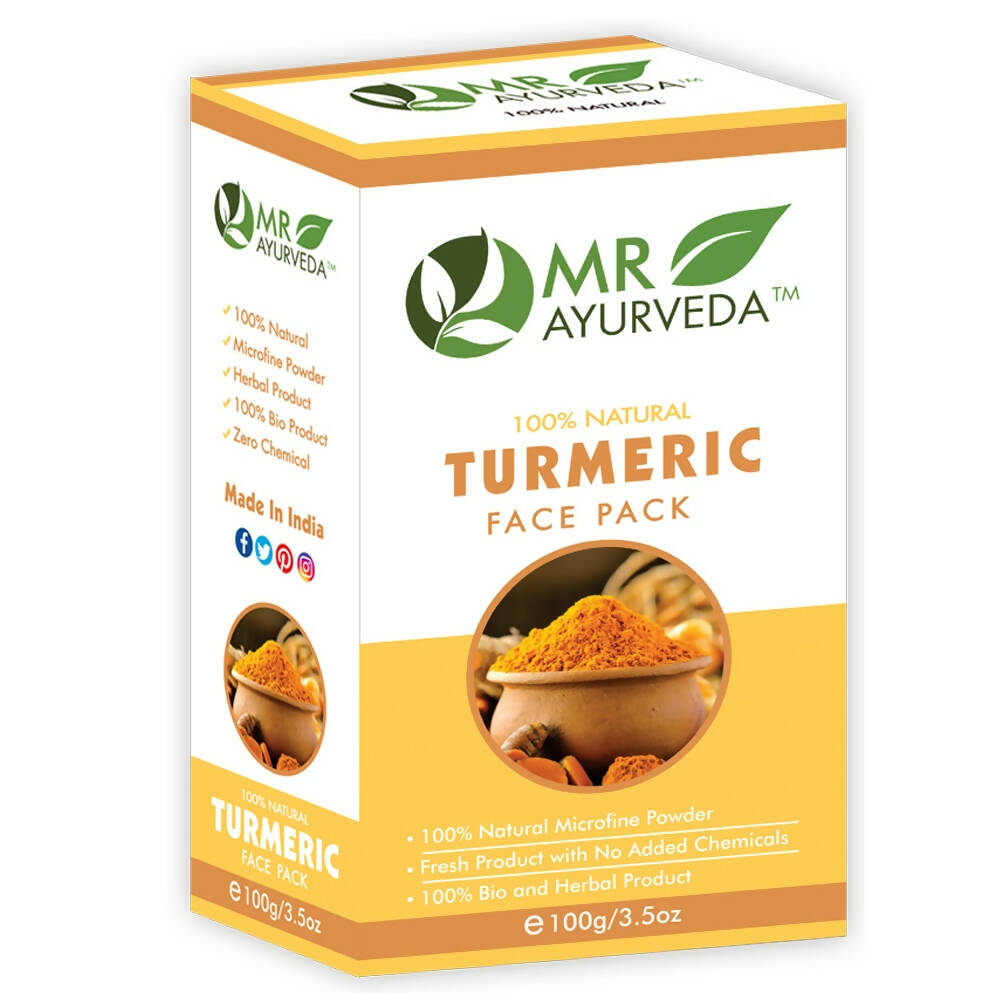 MR Ayurveda Turmeric Face Pack | Grocsy