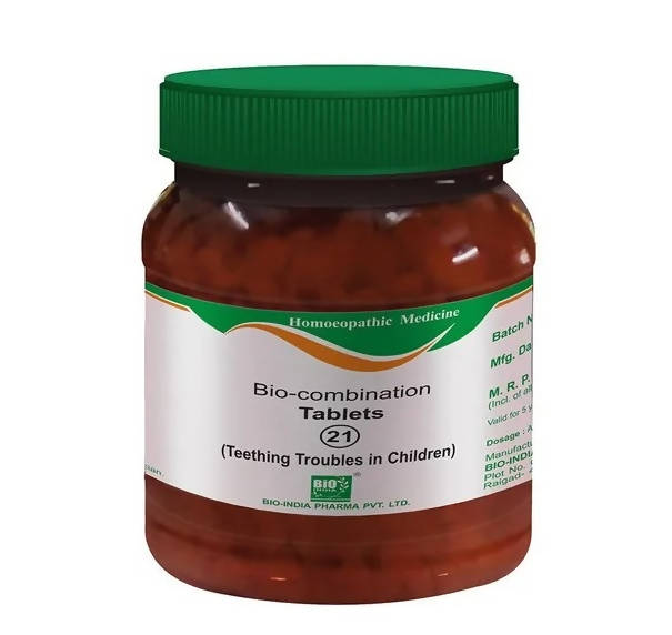 Bio India Homeopathy Bio-combination 21 Tablets | Grocsy