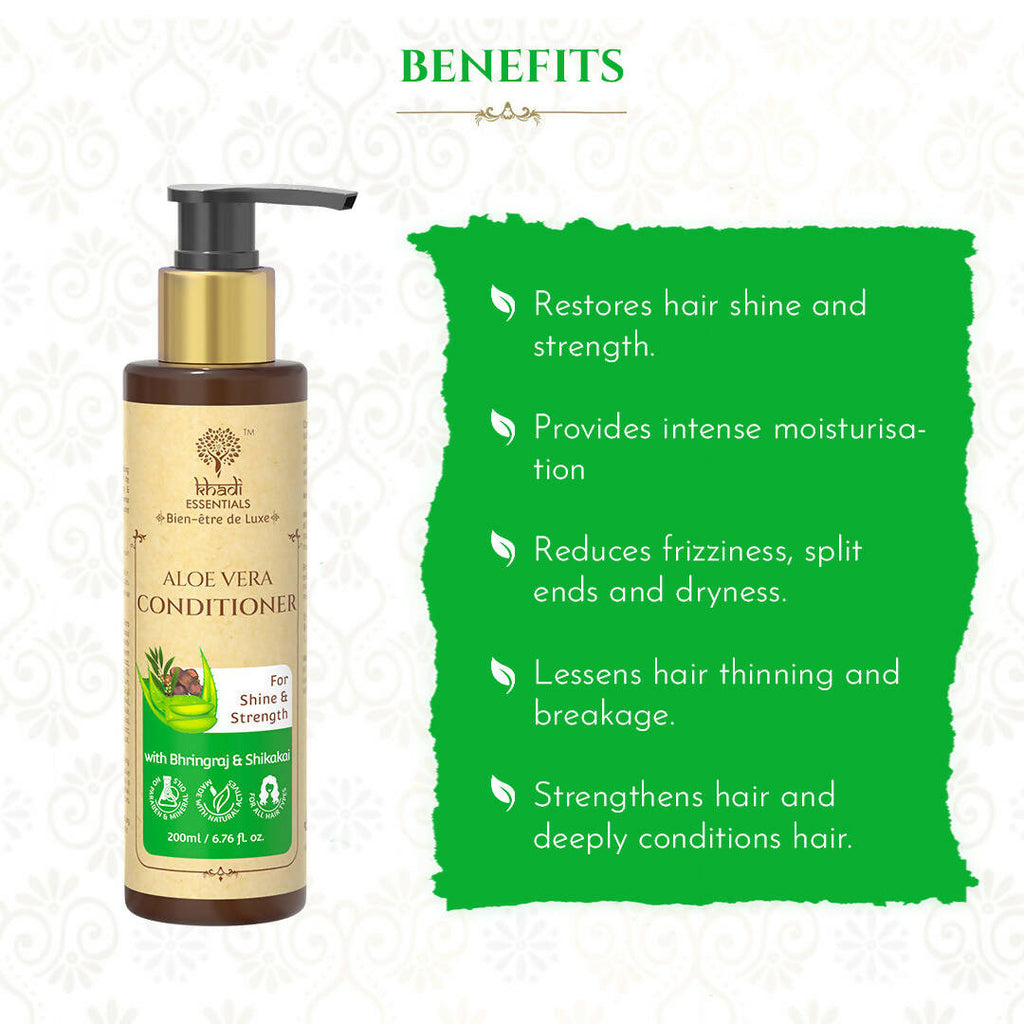 Khadi Essentials Aloe Vera Conditioner | Grocsy
