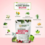 Himalayan Organics Plant-Based Biotin 10000mcg (from Sesbian Grandiflora) | Grocsy