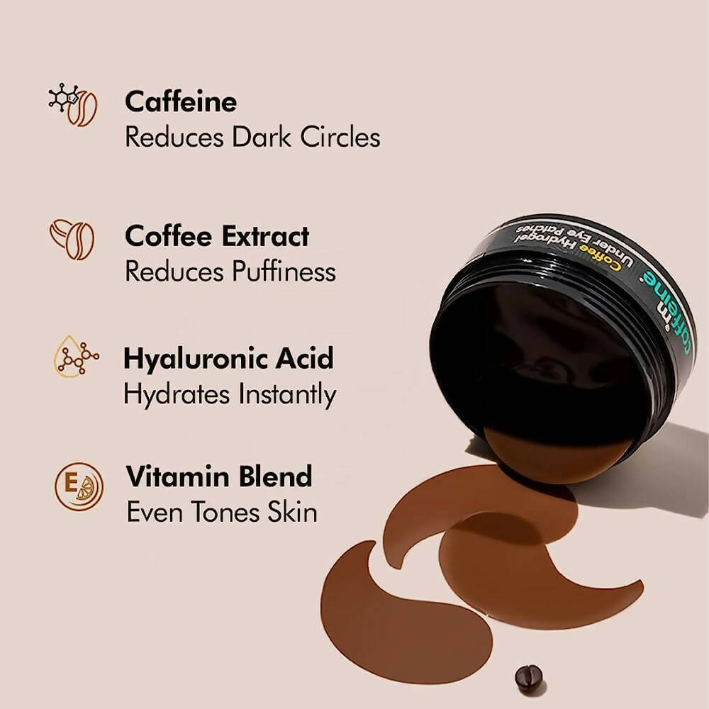 mCaffeine Coffee Hydrogel Under Eye Patches for Dark Circles | Grocsy