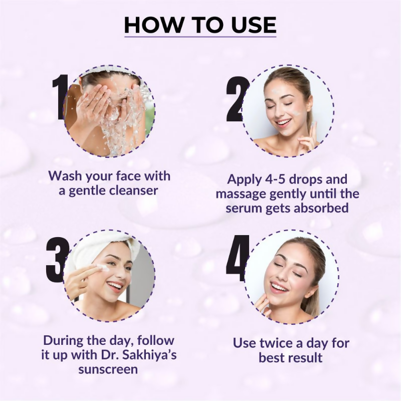 Dr.Sakhiya Advanced 10% Niacinamide Face Serum | Grocsy