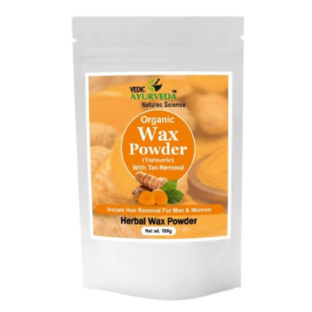 VedicAyurveda Herbal Wax Powder - Turmeric | Grocsy