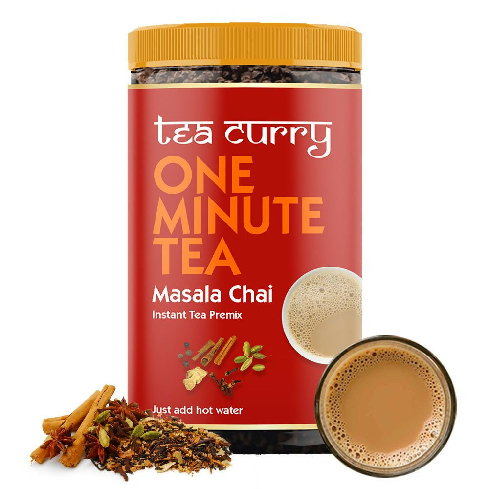 Teacurry Masala Instant Tea Premix - Premium Masala Premix Tea with Real Spices | Grocsy