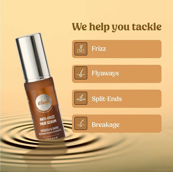 Vilvah Store Anti-Frizz Hair Serum | Grocsy