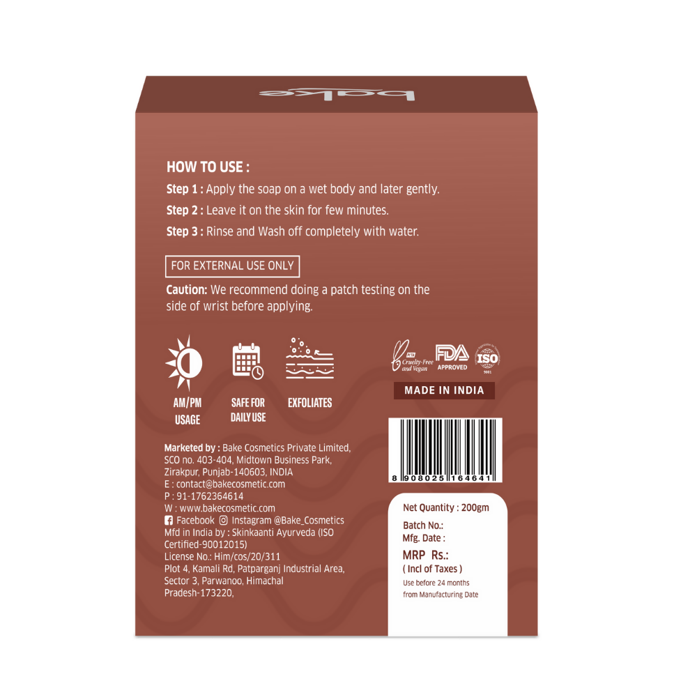 Bake De-Tan Scrub Treatment Coffee Soap | Grocsy