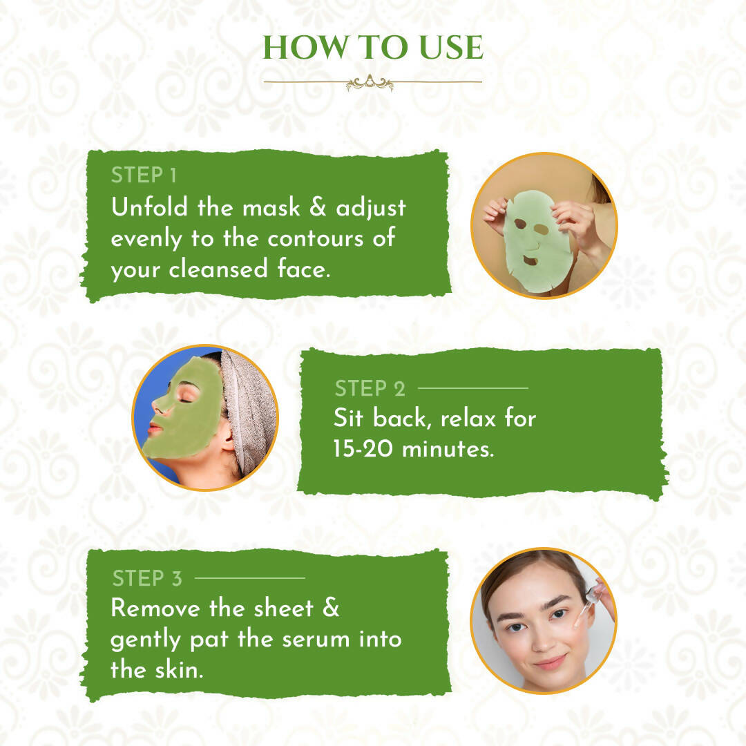 Khadi Essentials Neem Serum Sheet Mask | Grocsy