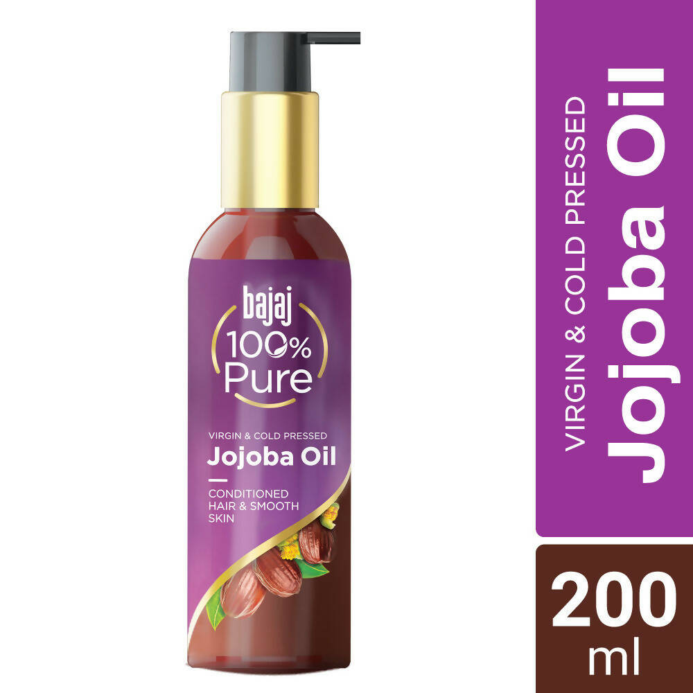 Bajaj 100% Pure Jojoba Oil for Conditioned Hair & Smooth Skin | Grocsy
