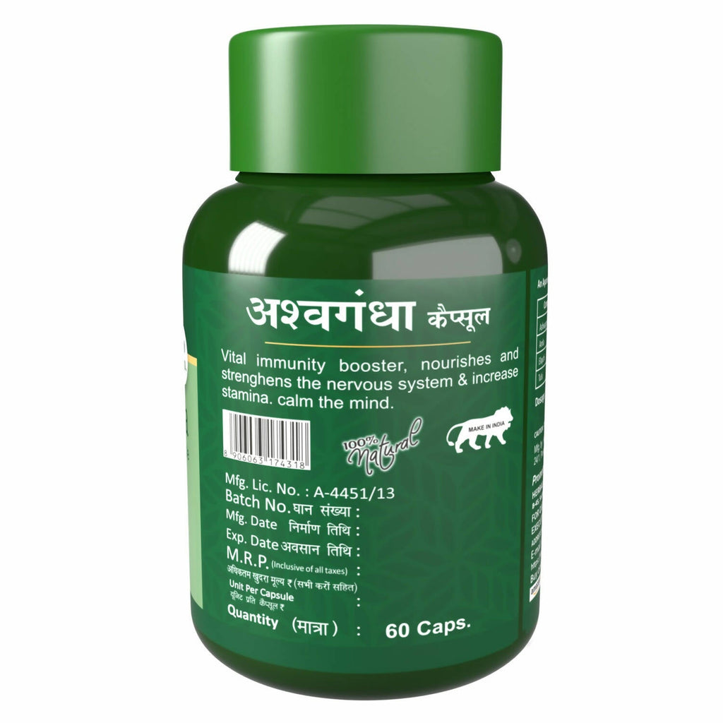 Herbal Canada Ashwagandha Capsules | Grocsy