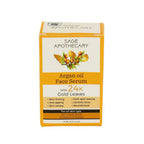 Sage Apothecary Argan Oil Face Serum With 24k Gold Leaves | Grocsy