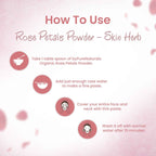 byPureNaturals Organic Rose Petals Powder | Grocsy