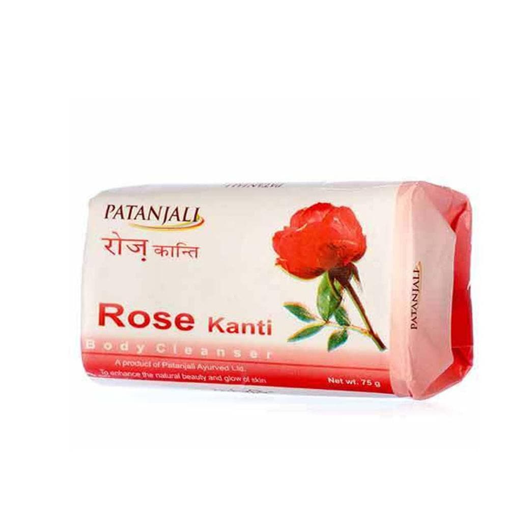 Patanjali Rose Kanti Body Cleanser Soap | Grocsy