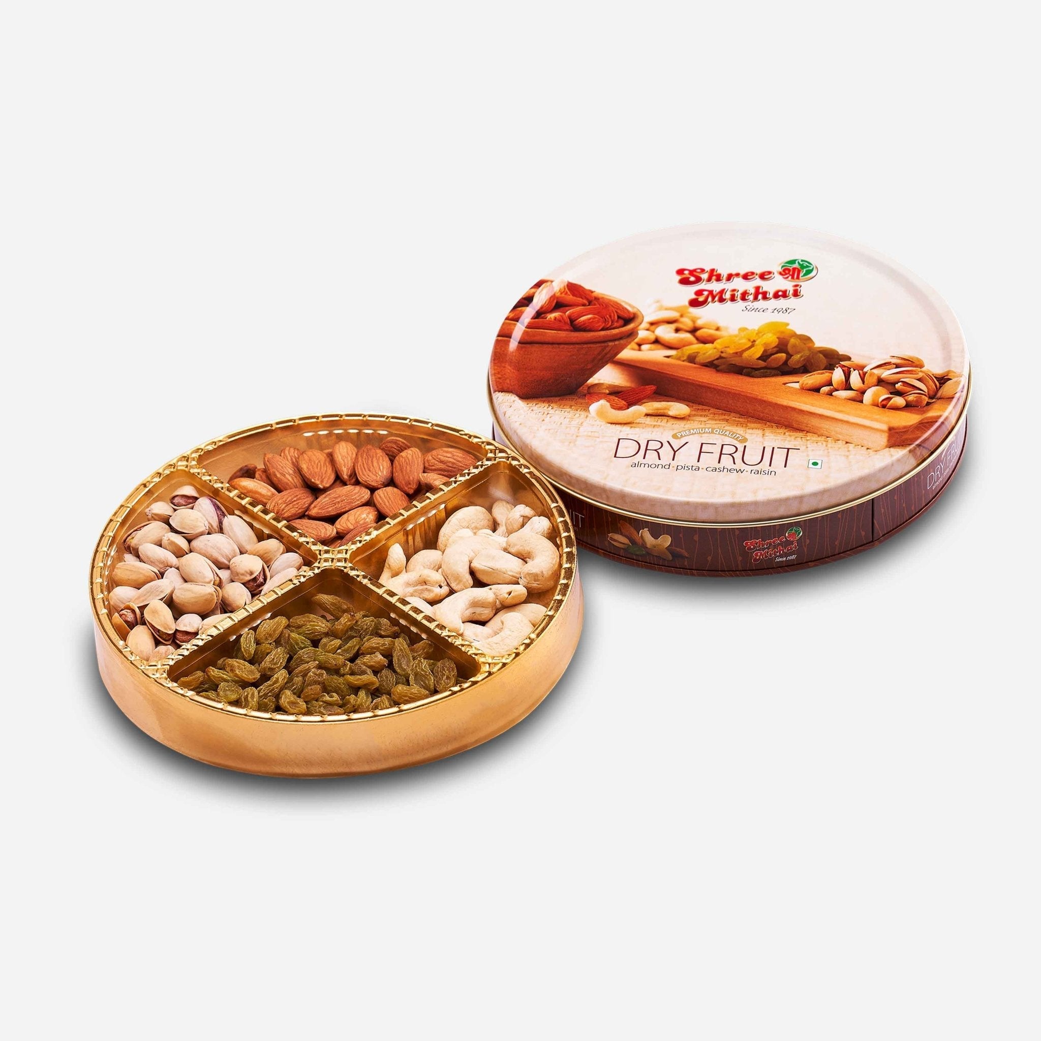 Shree Mithai Royal Dry Fruit Tin (250G) | Grocsy