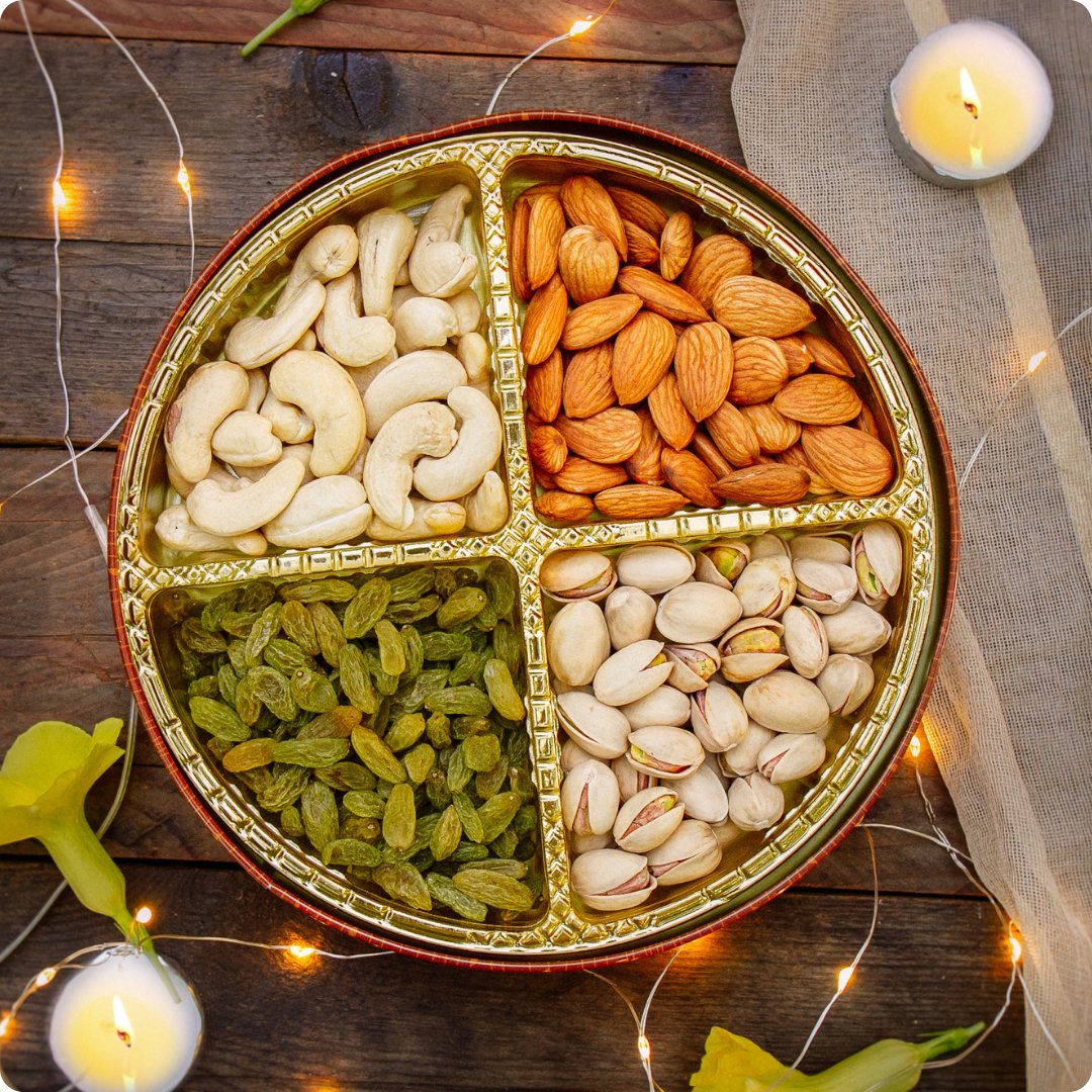 Shree Mithai Royal Dry Fruit Tin (250G) | Grocsy
