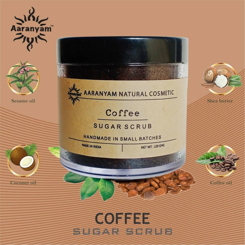 Aaranyam Coffee Sugar Scrub For Face & Body | Grocsy