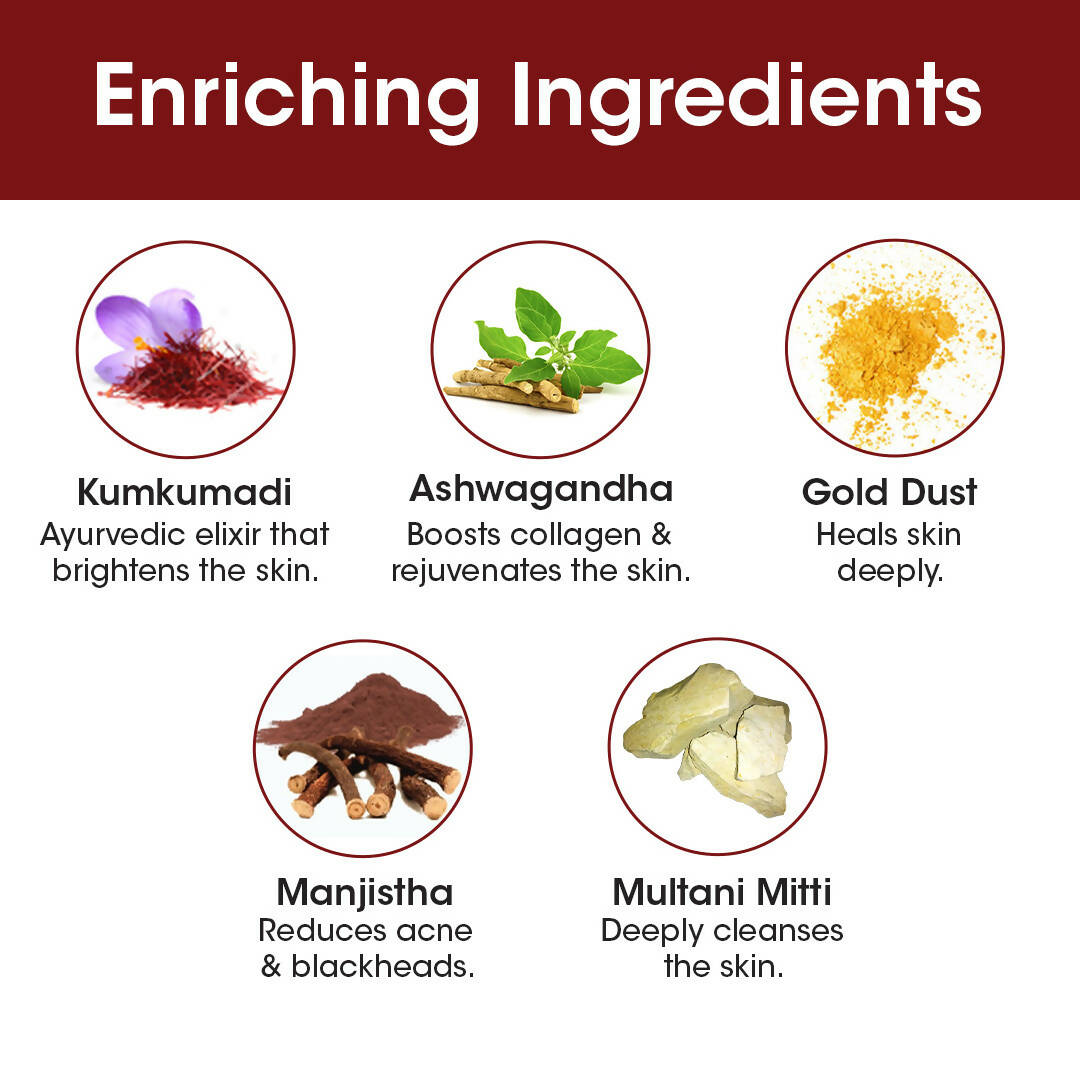 TAC - The Ayurveda Co. 7% Kumkumadi Face Wash for Glowing Skin | Grocsy
