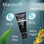 Maxisoft Hair Styling Gel With Aloe Vera Witch Hazel Extract Hydrolyzed Keratin & Pro Vitamin B3 & B5 pH Balanced | Grocsy