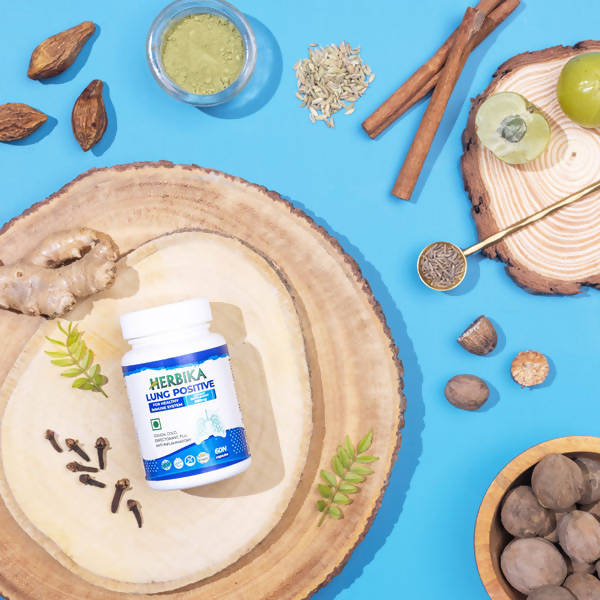 Herbika Lung Positive Capsules | Grocsy