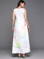 Ahalyaa Women's Traditional wear Ethnic Dress - Multi Color | Grocsy