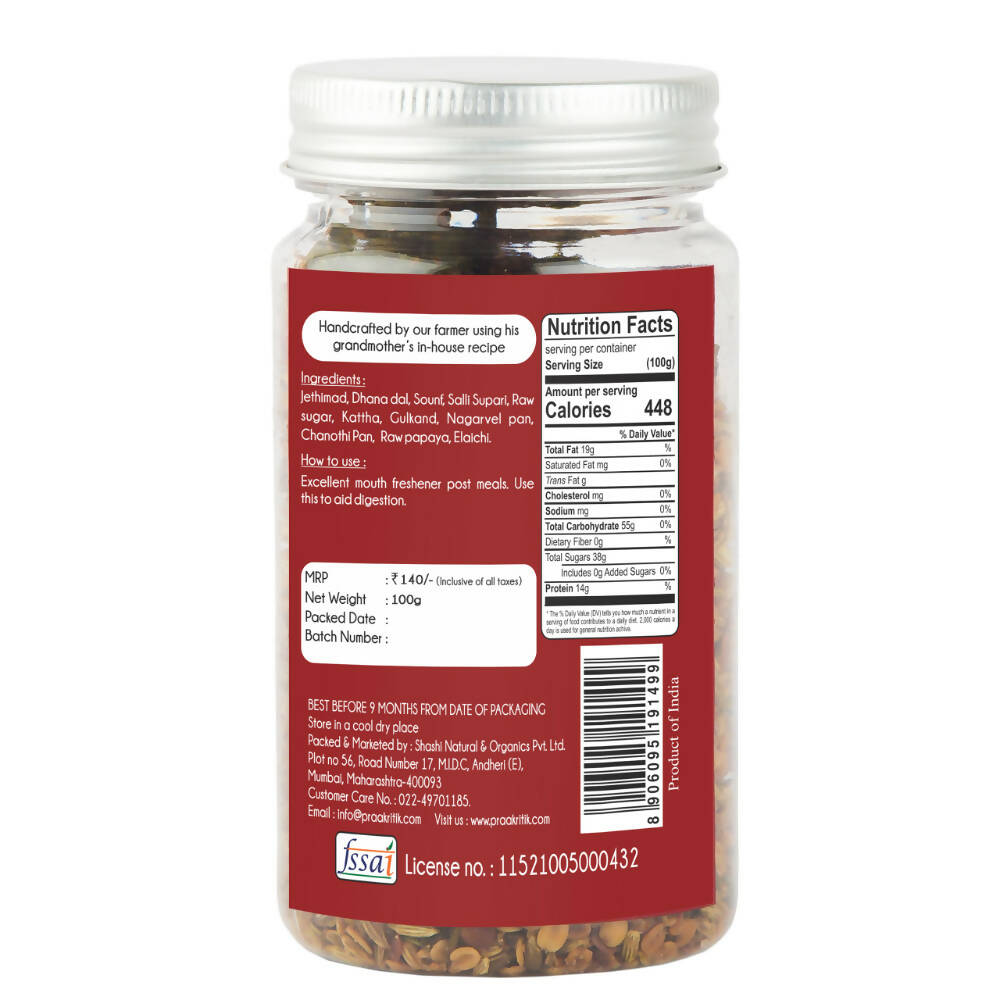 Praakritik Natural Pan Mukhwas | Grocsy