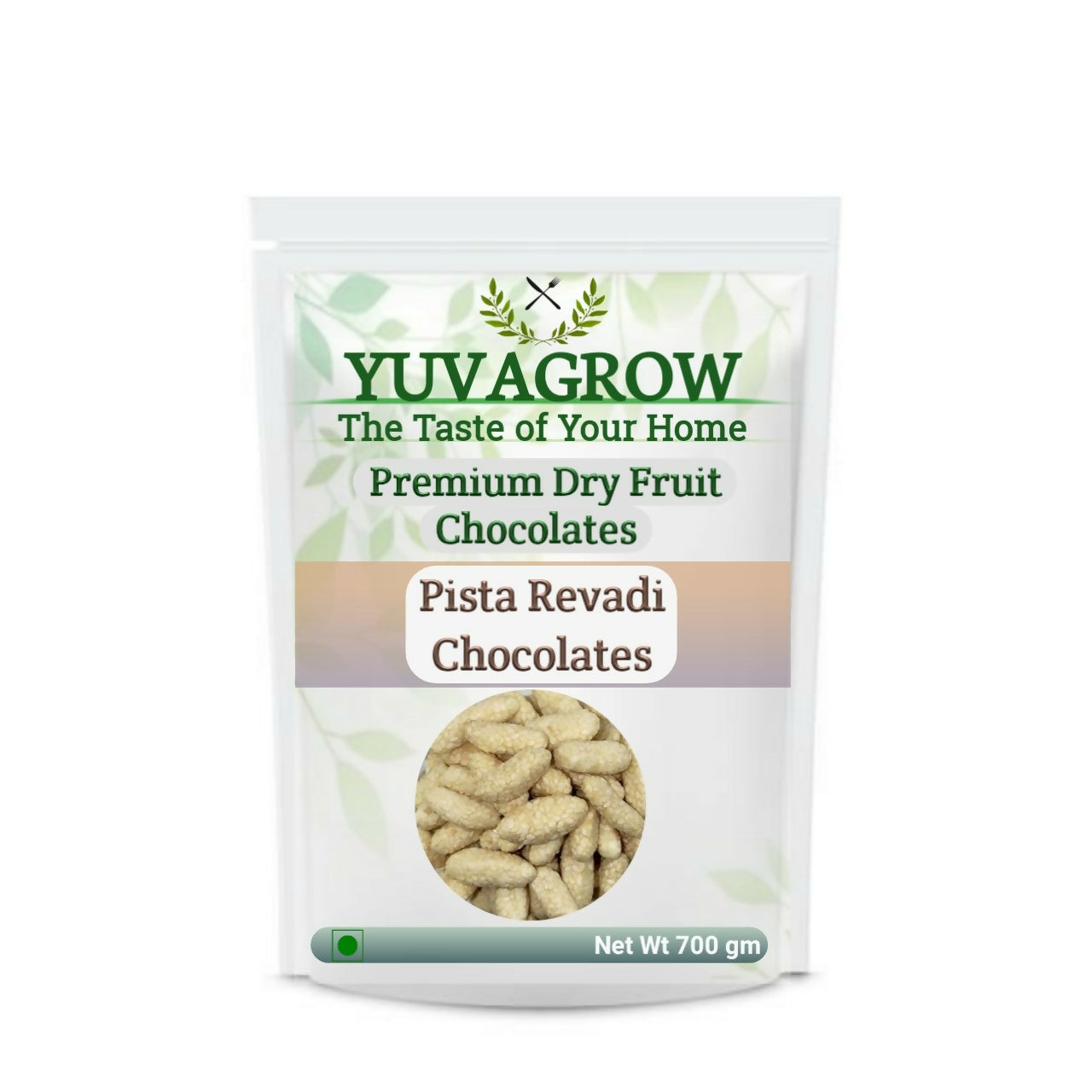 Yuvagrow Pista Ravadi Chocolates | Grocsy