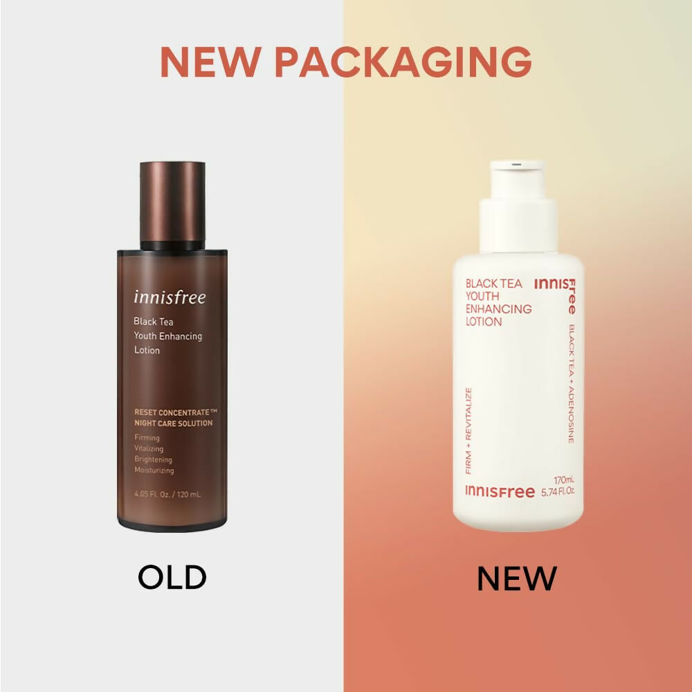Innisfree Black Tea Youth Enhancing Lotion | Grocsy
