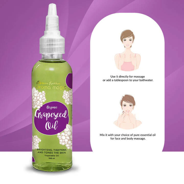 Blossom Kochhar Aroma Magic Grapeseed Organic Oil | Grocsy