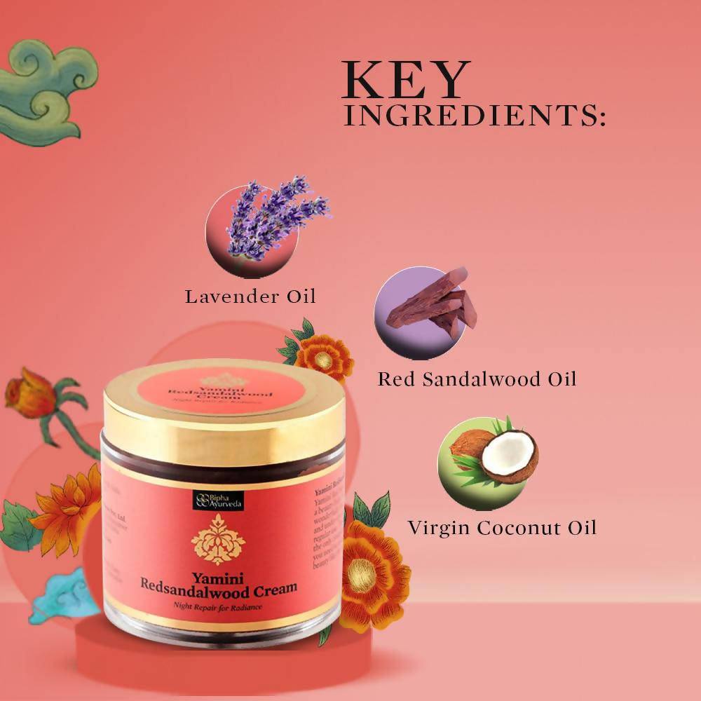 Bipha Ayurveda Yamini Redsandalwood Cream | Grocsy