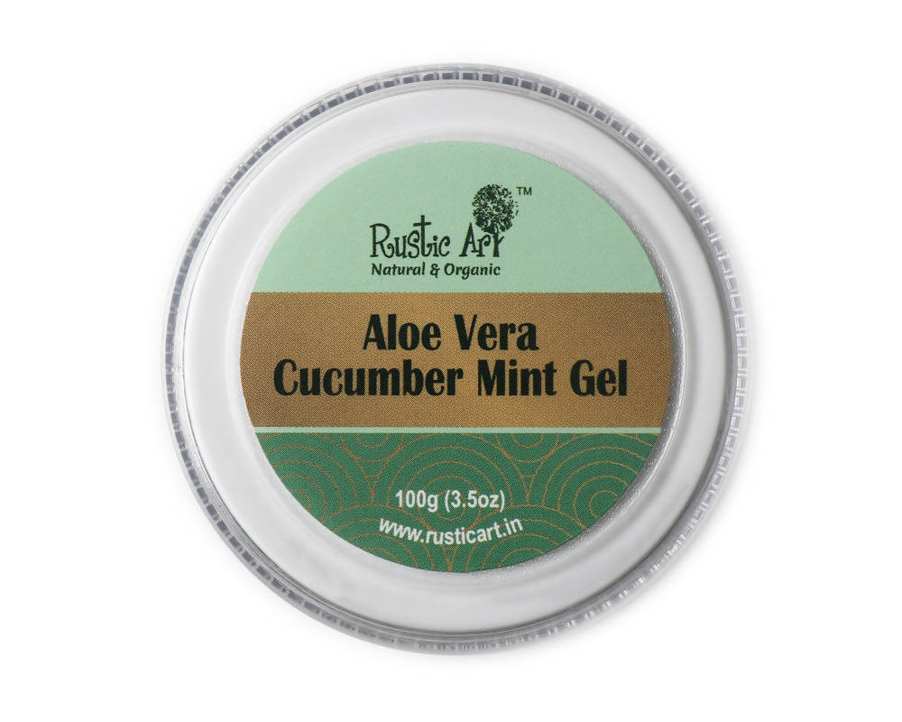 Rustic Art Aloe Vera Cucumber Mint Gel | Grocsy