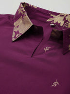 Ahalyaa Women's Traditional wear Co-ords - Purple | Grocsy