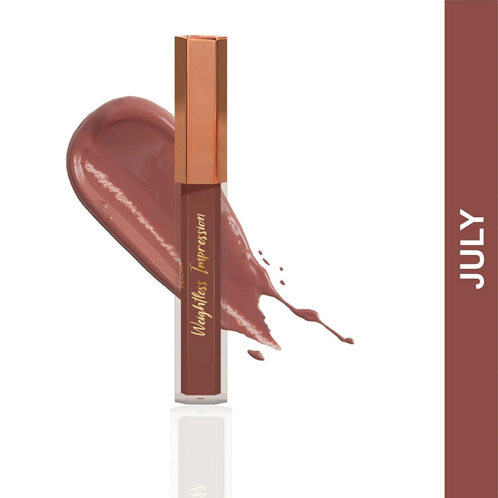 FLiCKA Weightless Impression 07 July - Nude Matte Finish Liquid Lipstick | Grocsy