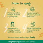 Palmolive Brightening Foam Face Wash | Grocsy