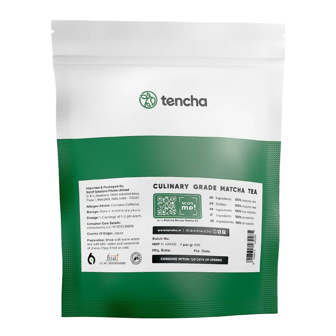 Tencha Pure Japanese Culinary Matcha Green Tea Powder | Grocsy