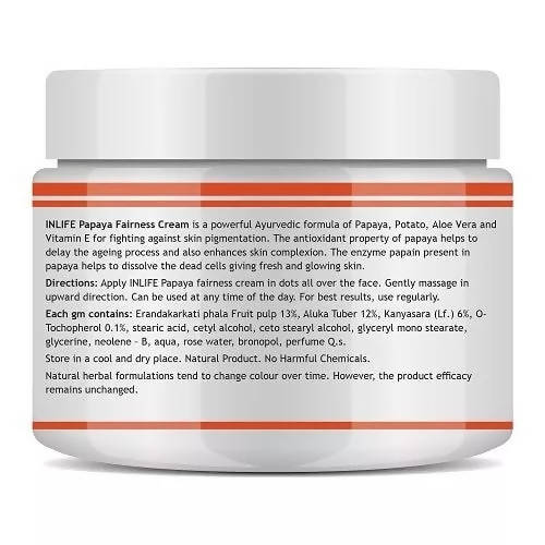 Inlife Papaya Fairness Cream | Grocsy