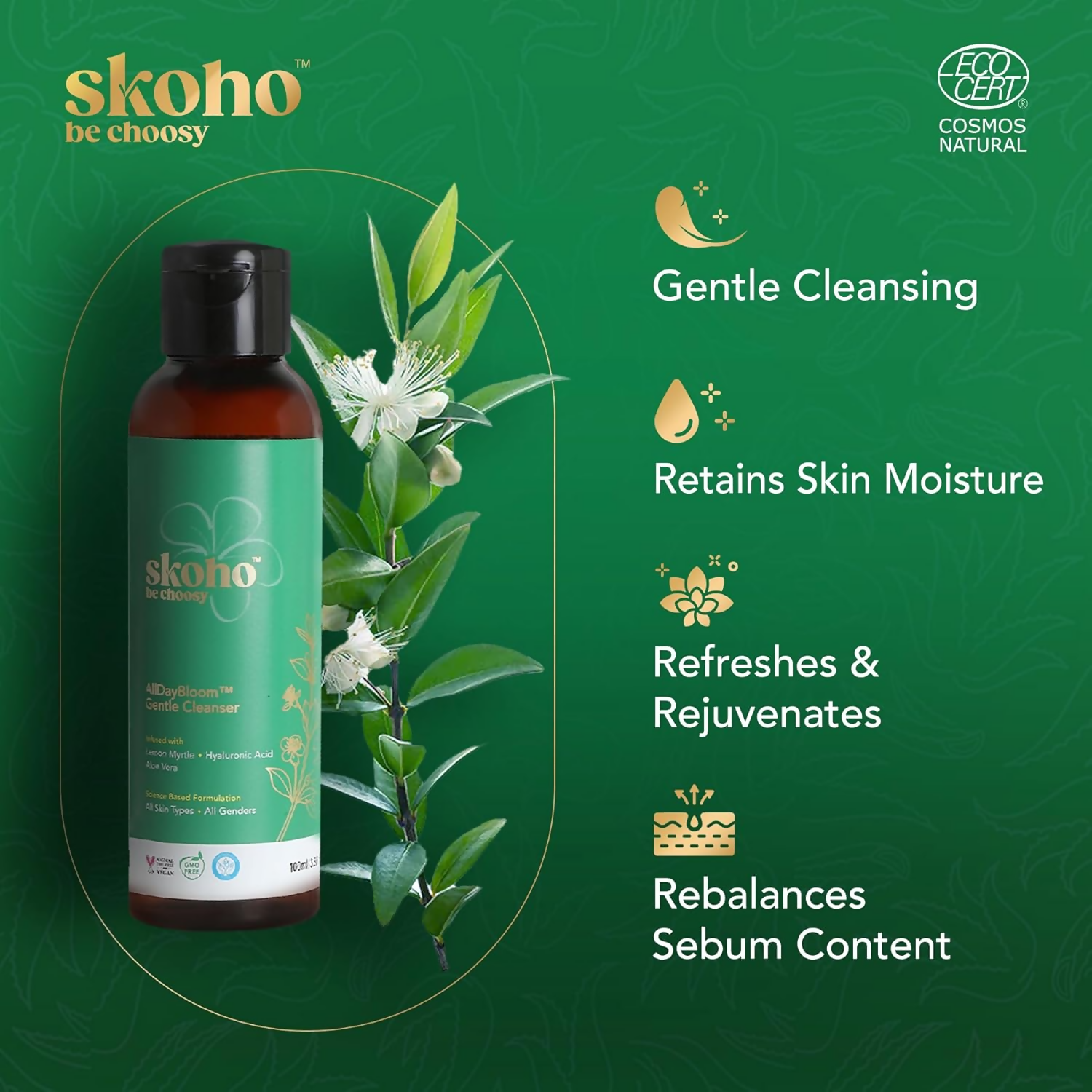 SKOHO 98.656% Natural Gentle face cleanser | Grocsy