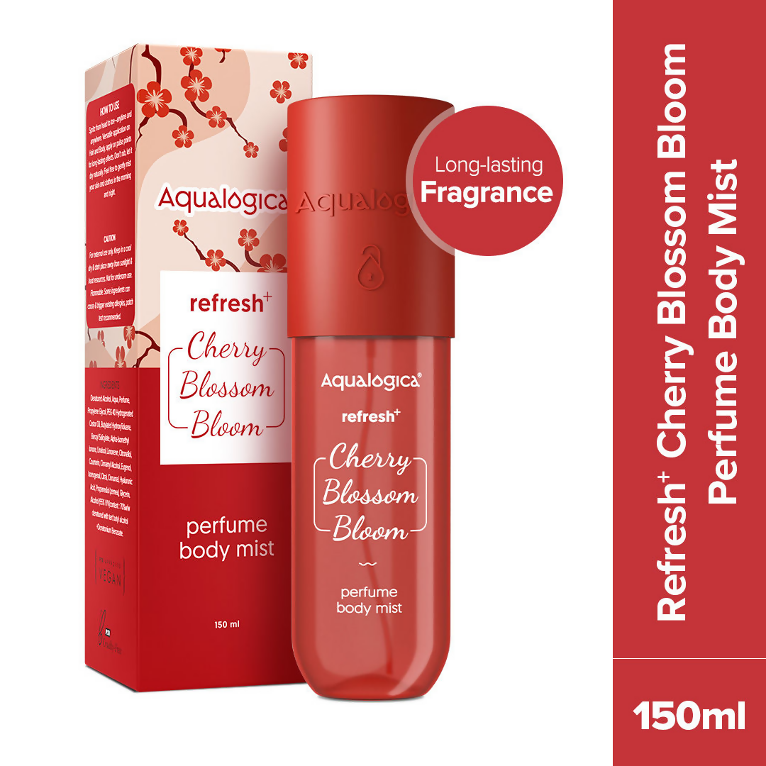 Aqualogica Refresh + Cherry Blossom Bloom Body Mist | Grocsy