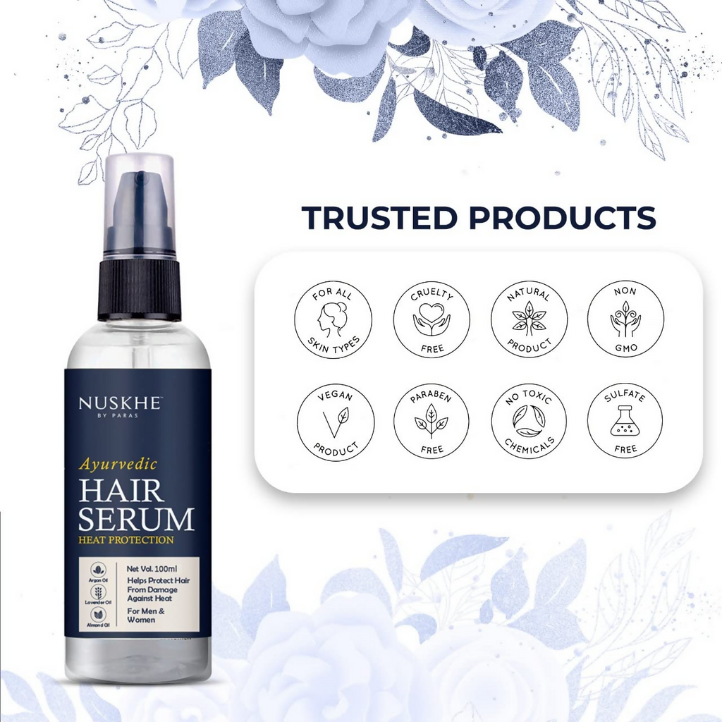 Nuskhe By Paras Hair Serum For Heat Protection | Grocsy
