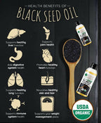 Bliss of Earth Certified Organic Black Seed Oil | Grocsy