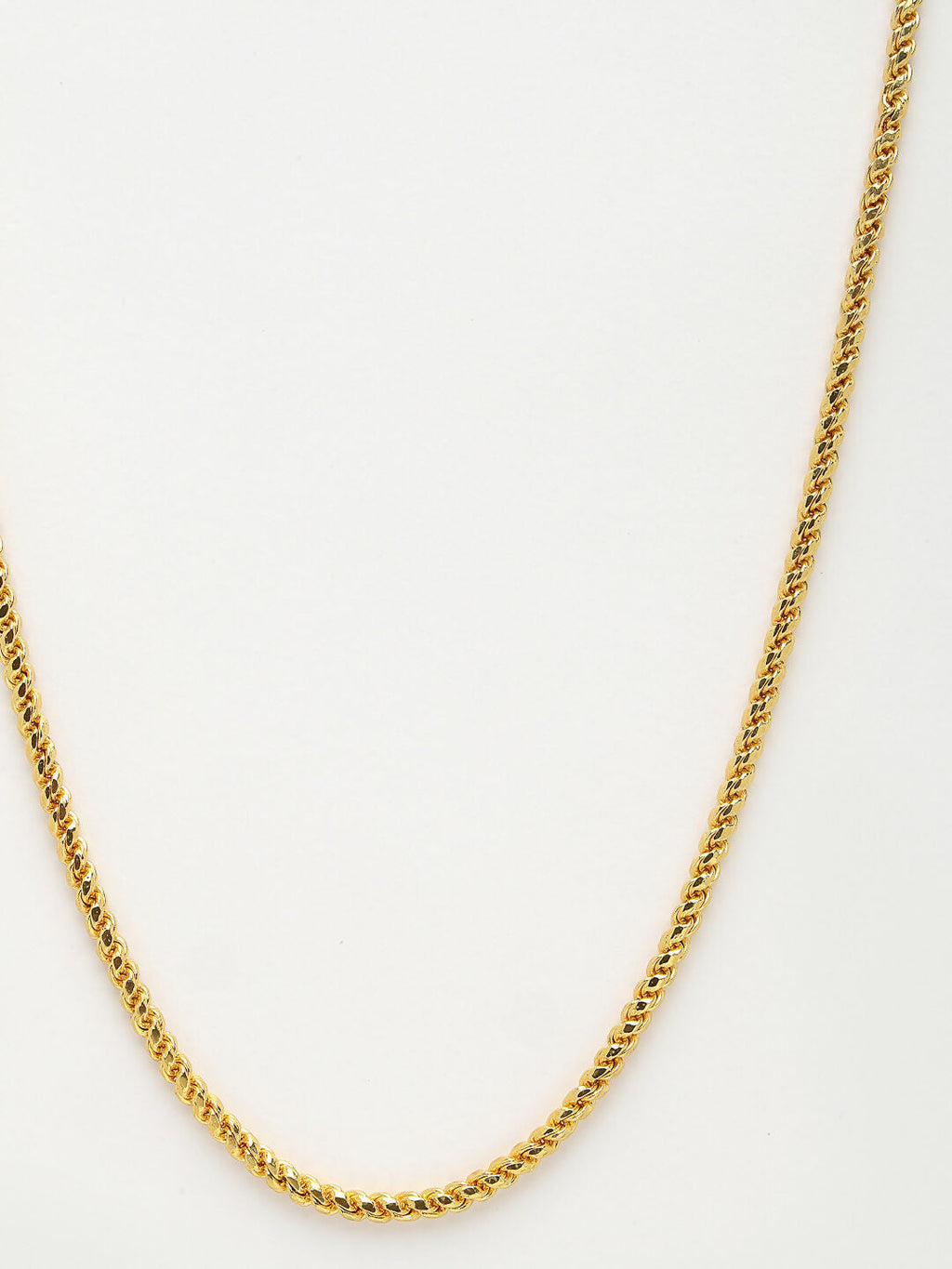 NVR Men's Gold-Polished Stainless Steel Chain | Grocsy